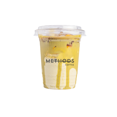 ّIced pistachio latte image